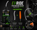 PunctureFixers EVRide – EV Tyre Puncture Sealant for Electric Scooters & Electric Bikes | Self-Sealing Anti-Puncture Protection for All EV Two-Wheelers